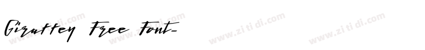 Giraffey Free Font字体转换